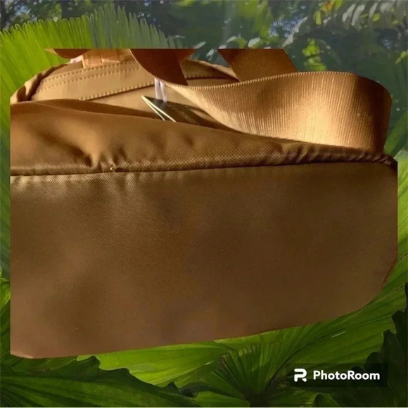 Tan Ladies Backpack with departments - Picture 3 of 5